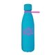 aerial view a group of 17 oz matte finish stainless steel bottle with silicone strap, image 6 of 13