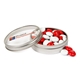 a group of silver tins with printed lid - 1.5 oz color choice mms(r)