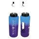 aerial view a group of 32 oz mood grip water bottle with flexible straw, image 3 of 9
