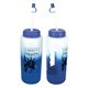 aerial view a group of 32 oz mood grip water bottle with flexible straw, image 4 of 9