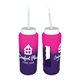 aerial view a group of 32 oz mood grip water bottle with flexible straw, image 5 of 9