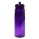 aerial view a group of 30 oz poly - saver pet bottle with push n pull cap, full color digital, image 13 of 22