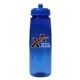aerial view a group of 30 oz poly - saver pet bottle with push n pull cap, full color digital, image 4 of 22