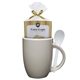 aerial view a group of 12 oz spooner mug with mug cake, image 10 of 24