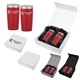 aerial view a group of 20 oz two - tone himalayan tumbler gift set, image 2 of 10