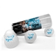 aerial view a group of pvc tube 3 pack with golf chap balm, image 2 of 2