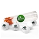 aerial view a group of pvc tube 4 pack with golf chap balm, image 2 of 2