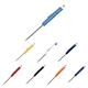 aerial view a group of pocket screwdriver - 1/8 flat tip blade / magnet top, image 1 of 15