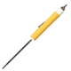 aerial view a group of pocket screwdriver - rev. 1/8 flat tip 0 phillips blade / hex bit top, image 5 of 15