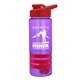 aerial view a group of sergeant stripe - 24 oz tritan(tm) shaker bottle with drink thru lid and stripe bands, image 3 of 15