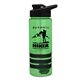 aerial view a group of sergeant stripe - 24 oz tritan(tm) shaker bottle with drink thru lid and stripe bands, image 6 of 15