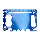 aerial view a blue crossover outdoor 23 function tactical card tool, image 1 of 5