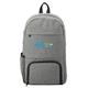 aerial view a graphite essential insulated 15 computer backpack, image 1 of 9