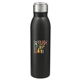aerial view a black vida 24 oz stainless steel bottle, image 1 of 5