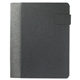 aerial view a gray reclaim rpet 5000 mah wireless charging writing pad with fsc(r) mix paper, image 1 of 9