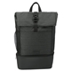 aerial view a charcoal nbn whitby insulated 15 computer backpack, image 1 of 14