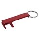aerial view a red knox key chain with phone holder, image 1 of 4