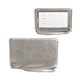 aerial view a gray leeman venezia luggage tag, image 1 of 2