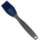 a charcoal handle & blue brush silicone basting brush