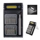 aerial view a white 14- in -1 fix all screwdriver set, image 1 of 3