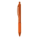 aerial view a orange as plastic cliff gel pen 5-5/8l x 3/8dia., image 1 of 5