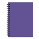 aerial view a purple mini pocket - buddy notebook, image 1 of 2