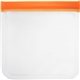 aerial view a orange storage techie pouch, image 1 of 2
