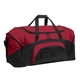 a true red/black port authority(r) - standard colorblock sport duffel