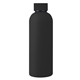 aerial view a black 17 oz blair recycled stainless steel bottle, image 1 of 2