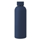 aerial view a navy 17 oz blair recycled stainless steel bottle, image 1 of 2