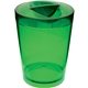 a green cup & green lid 12 oz candy jar with lid