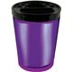 a purple cup & black lid desk caddy - foil insert