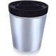 a clear cup & black lid desk caddy - foil insert
