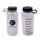 a clear 32 oz bpa free motivational bottle