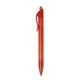 aerial view a translucent red ridgecrest recycled rpet pen, image 1 of 2