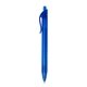 aerial view a translucent blue ridgecrest recycled rpet pen, image 1 of 2