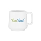 aerial view a white 12 oz windsor - white, image 1 of 4