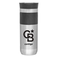 aerial view a stainless contigo(r) byron 2.0 vacuum tumbler, image 1 of 4