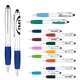 a group of curvaceous twist ballpoint pen stylus