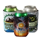 a group of sublimated foam can cooler sleeve