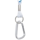 aerial view a white 1/2 fine - print lanyard, image 3 of 3
