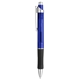 aerial view a blue albany rubber grip gel ink click pen, image 1 of 2