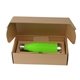 aerial view a lime 17oz. cascade bottle with gift box, image 1 of 4