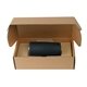 aerial view a matte black 20 oz everest velvet - touch tumbler with gift box, image 1 of 4