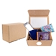 aerial view a group of coffee and donuts mailer kit, image 4 of 9