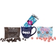 aerial view a group of coffee and donuts mailer kit, image 7 of 9