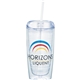aerial view a clear mega vortex tumbler - 16 oz, image 1 of 5