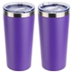 aerial view a purple senso(r) classic 17 oz vacuum insulated stainless steel tumbler, image 1 of 2