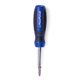 aerial view a blue 6- in -1 screwdriver, image 1 of 5
