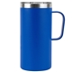 aerial view a blue embark tall mug with spill - proof clear sip - lid 20 oz, image 1 of 2